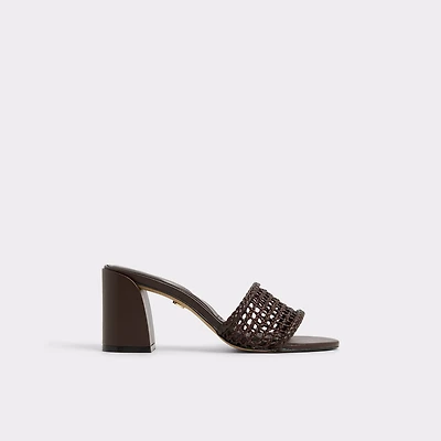 Beachdate Dark Brown Women's Block heels | ALDO Canada