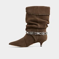 Bowy Autre Vert Femmes Bottillons | ALDO Canada