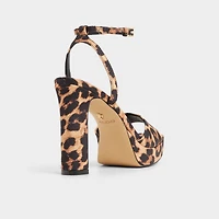 Chicgleam Brown Multi Women's Platform sandals | ALDO Canada