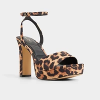 Chicgleam Brown Multi Women's Platform sandals | ALDO Canada