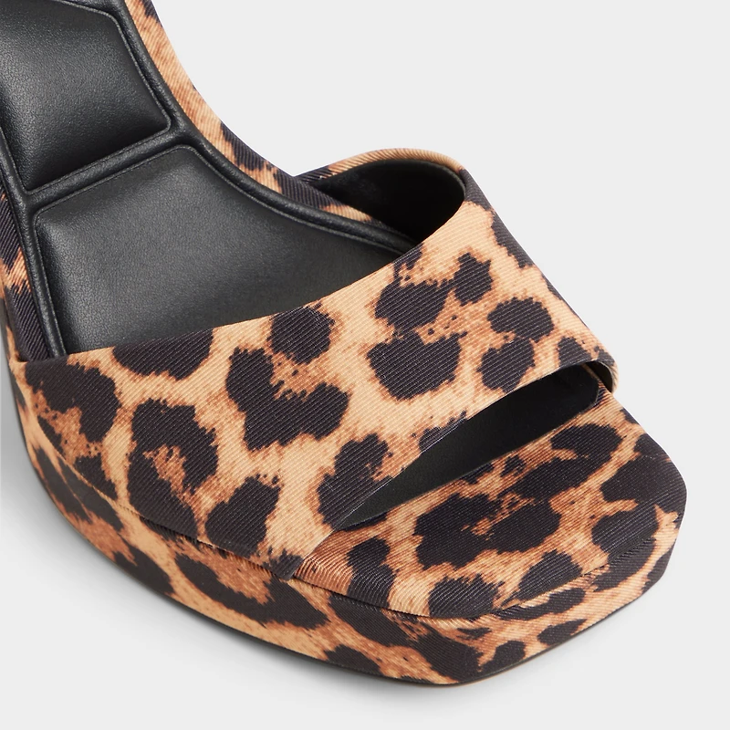 Chicgleam Brown Multi Women's Platform sandals | ALDO Canada