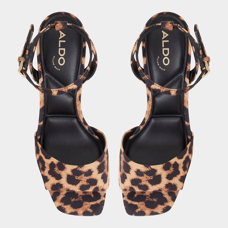 Chicgleam Brown Multi Women's Platform sandals | ALDO Canada