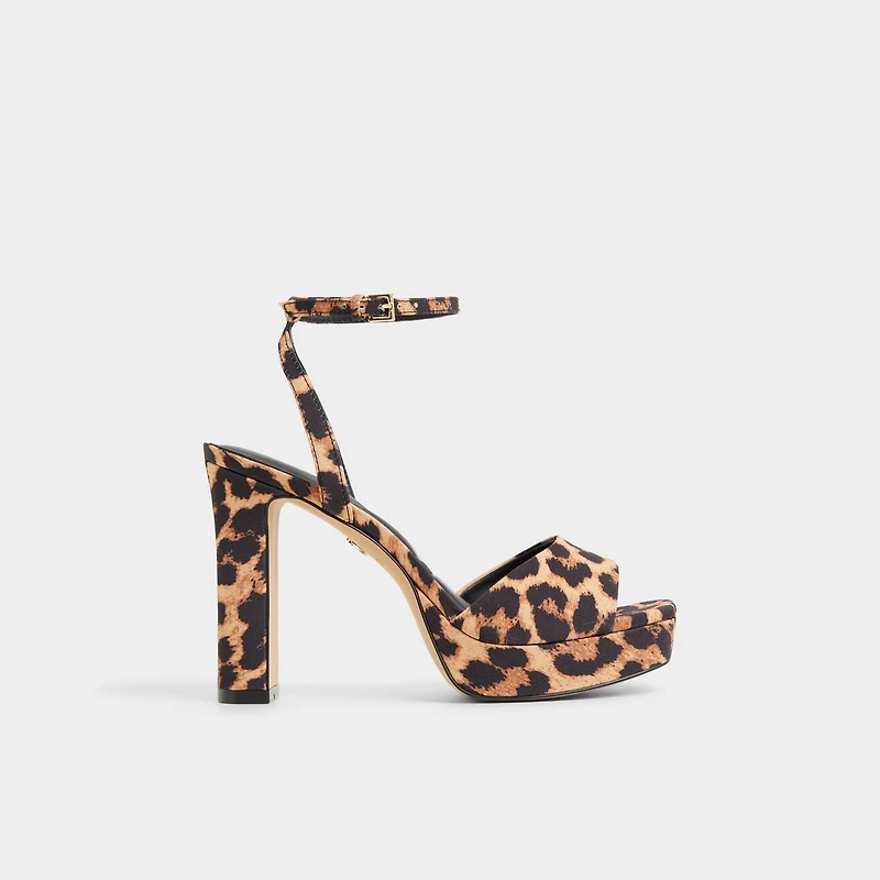 Chicgleam Brown Multi Women's Platform sandals | ALDO Canada