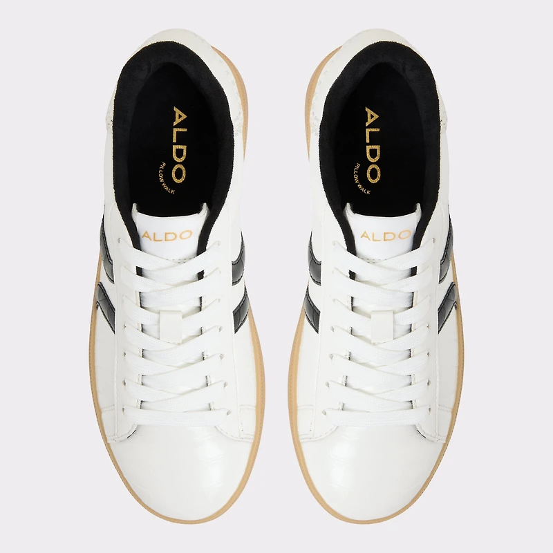 Chicsneaker2 White/Black Women's Low top sneakers | ALDO Canada
