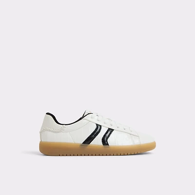 Chicsneaker2 White/Black Women's Low top sneakers | ALDO Canada