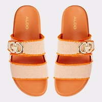 Daisymae Orange Women's Footbed sandals | ALDO US