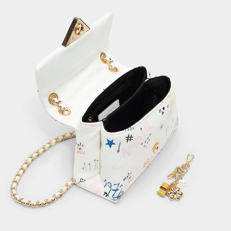 Doodlesoftpufff White Combo Women's Crossbody Bags | ALDO Canada