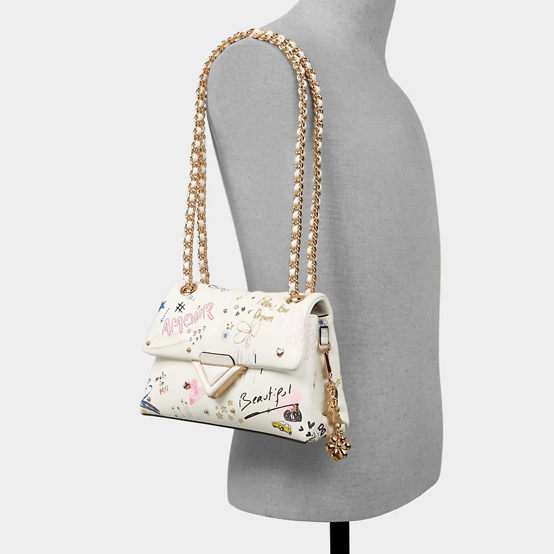 Doodlesoftpufff White Combo Women's Crossbody Bags | ALDO Canada