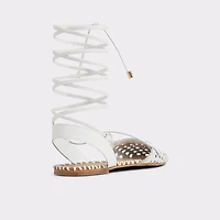 Dragostee White/Bone Women's Flats | ALDO US