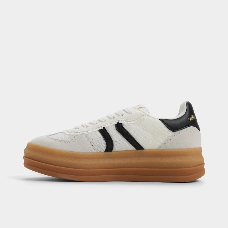 Elabrintar White/Black Women's Low top sneakers | ALDO Canada