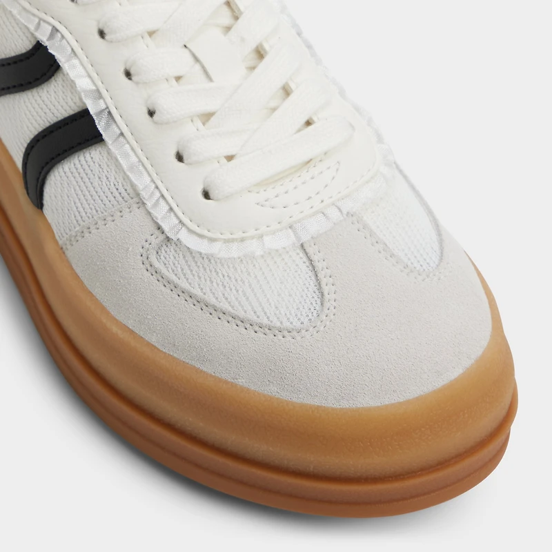 Elabrintar White/Black Women's Low top sneakers | ALDO Canada