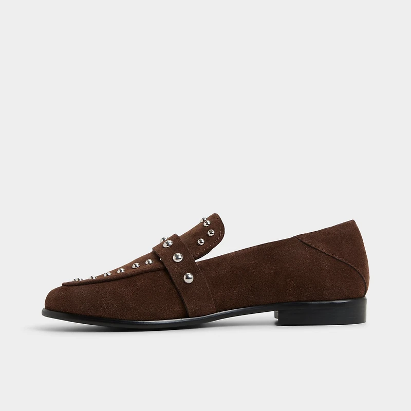 Enola Dark Brown Women's Loafers & Oxfords | ALDO Canada