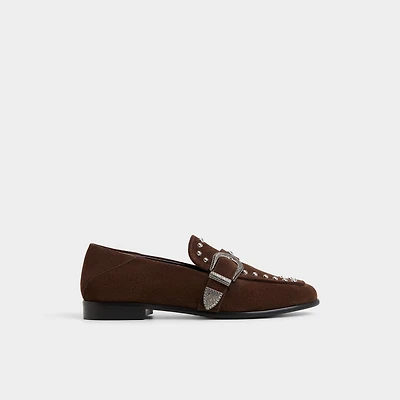 Enola Dark Brown Women's Loafers & Oxfords | ALDO Canada