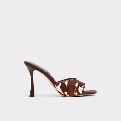 Evadalia Open Brown Women's Mule slides | ALDO US