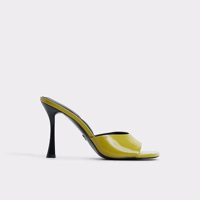 Evadalia Lime Green Women's Mule slides | ALDO US