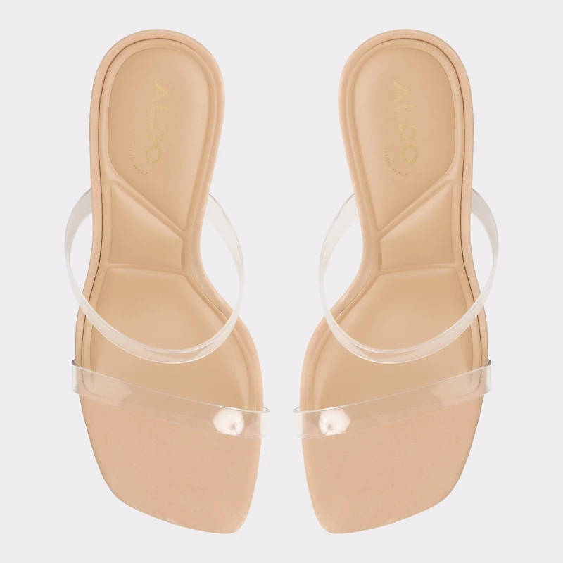 Evalina Medium Beige Women's Heeled sandals | ALDO US