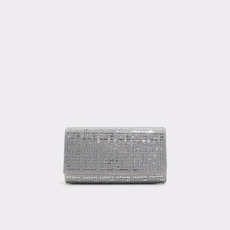 Fahari Silver Synthetic Mixed Material Women's Clutches & Evening bags | ALDO Canada