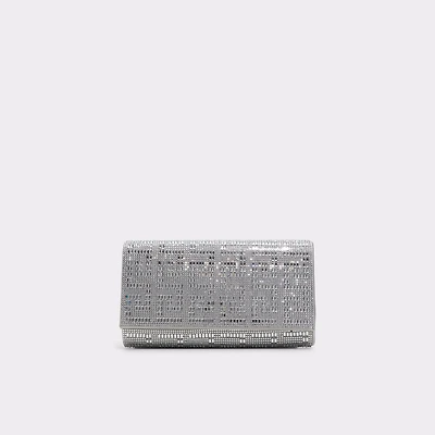 Fahari Silver Synthetic Mixed Material Women's Clutches & Evening bags | ALDO Canada