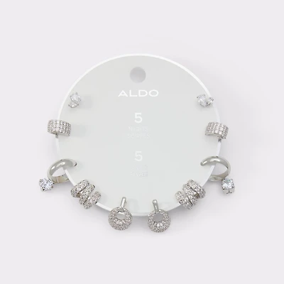 Fivelookss Silver/Clear Multi Women's Earrings | ALDO US