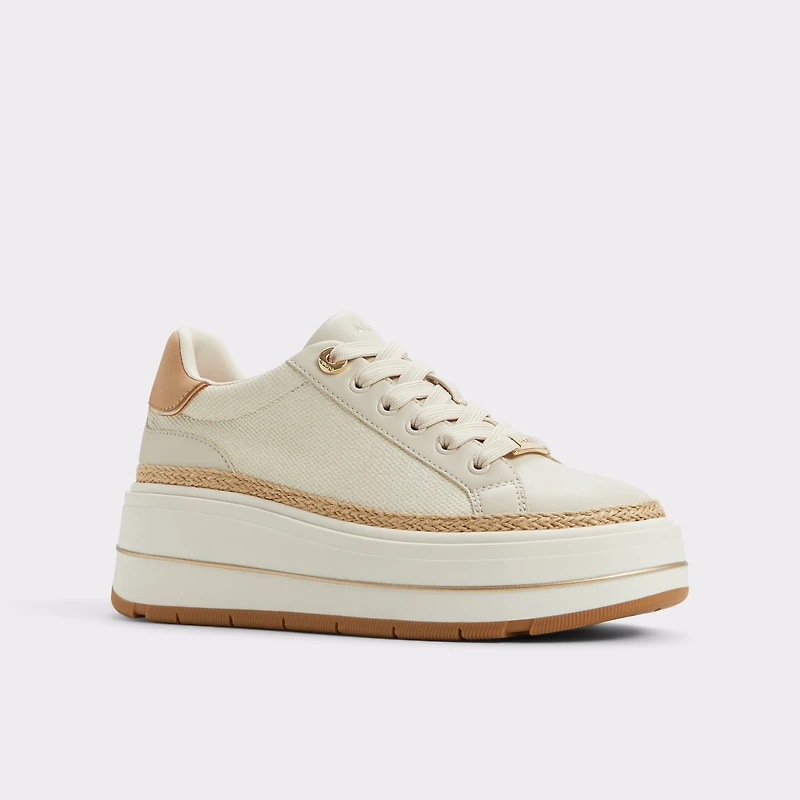 Garelia Cream Women's Platform and wedge sneakers | ALDO US