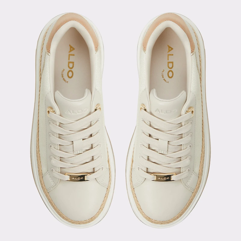 Garelia Cream Women's Platform and wedge sneakers | ALDO US