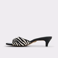 Haeden White/Black Women's Kitten heels | ALDO US