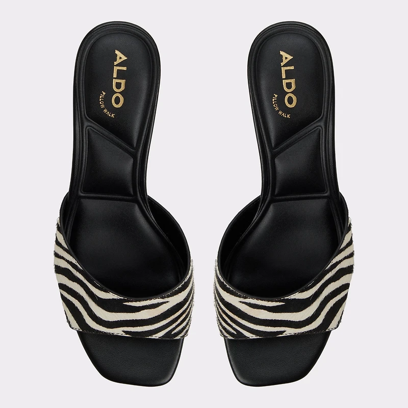 Haeden White/Black Women's Kitten heels | ALDO US