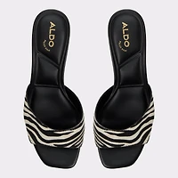 Haeden White/Black Women's Kitten heels | ALDO US