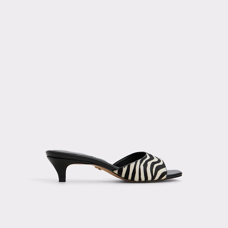Haeden White/Black Women's Kitten heels | ALDO US