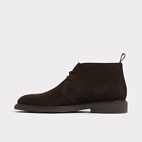 Jefrey Dark Brown Leather Suede Men's Chukka boots | ALDO Canada
