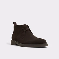 Jefrey Dark Brown Leather Suede Men's Chukka boots | ALDO Canada