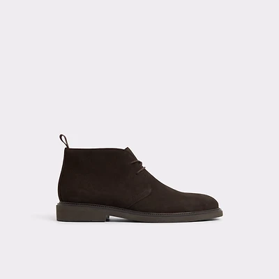 Jefrey Dark Brown Leather Suede Men's Chukka boots | ALDO Canada