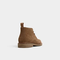 Jefrey Marron Foncé Cuir Extensible Hommes Botte Chukka | ALDO Canada
