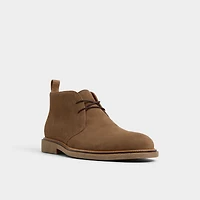 Jefrey Marron Foncé Cuir Extensible Hommes Botte Chukka | ALDO Canada