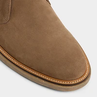 Jefrey Marron Foncé Cuir Extensible Hommes Botte Chukka | ALDO Canada