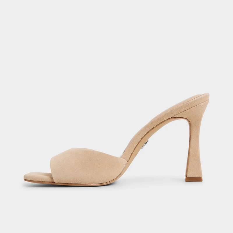 Jennifer Medium Beige Women's Heeled mules | ALDO Canada