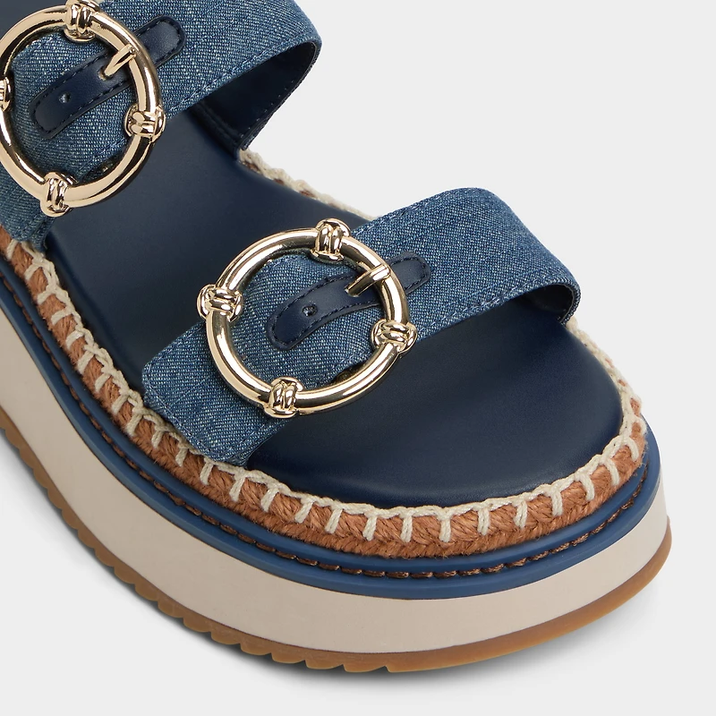 Kaeithien Bleu Foncé Femmes Talons plateformes | ALDO Canada