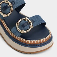 Kaeithien Bleu Foncé Femmes Talons plateformes | ALDO Canada