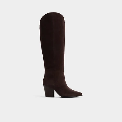 Kaely Dark Brown Women's Tall Boots | ALDO Canada