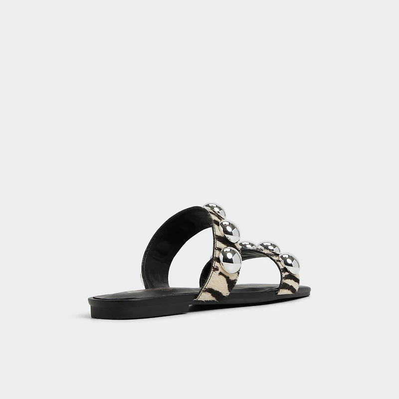 Katalena White/Black Women's Flats | ALDO Canada