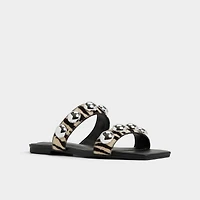 Katalena White/Black Women's Flats | ALDO Canada