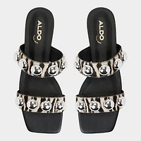 Katalena White/Black Women's Flats | ALDO Canada