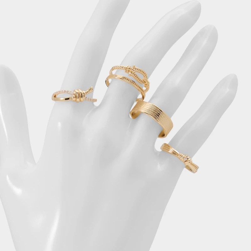 Knotta Gold/Clear Multi Women's Rings | ALDO Canada