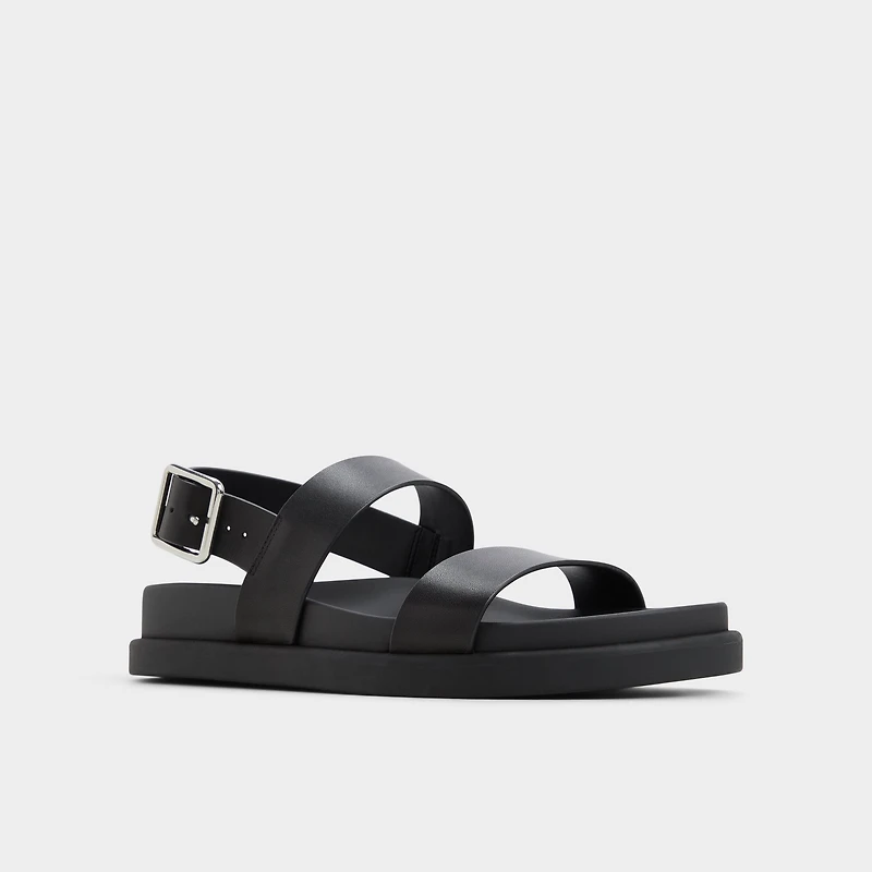 Laroisean Noir Femmes Sandales a assise plantaire | ALDO Canada