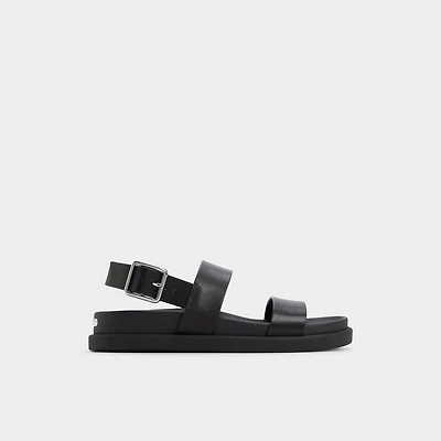 Laroisean Noir Femmes Sandales a assise plantaire | ALDO Canada