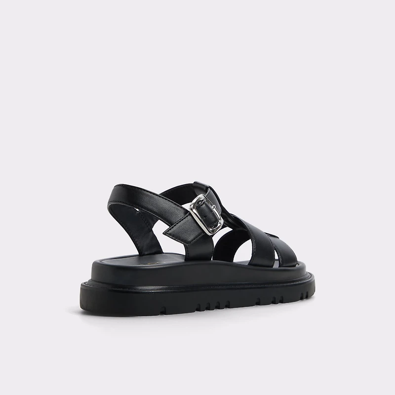 Linettie Black Women's Footbed sandals | ALDO US