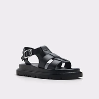 Linettie Black Women's Footbed sandals | ALDO US