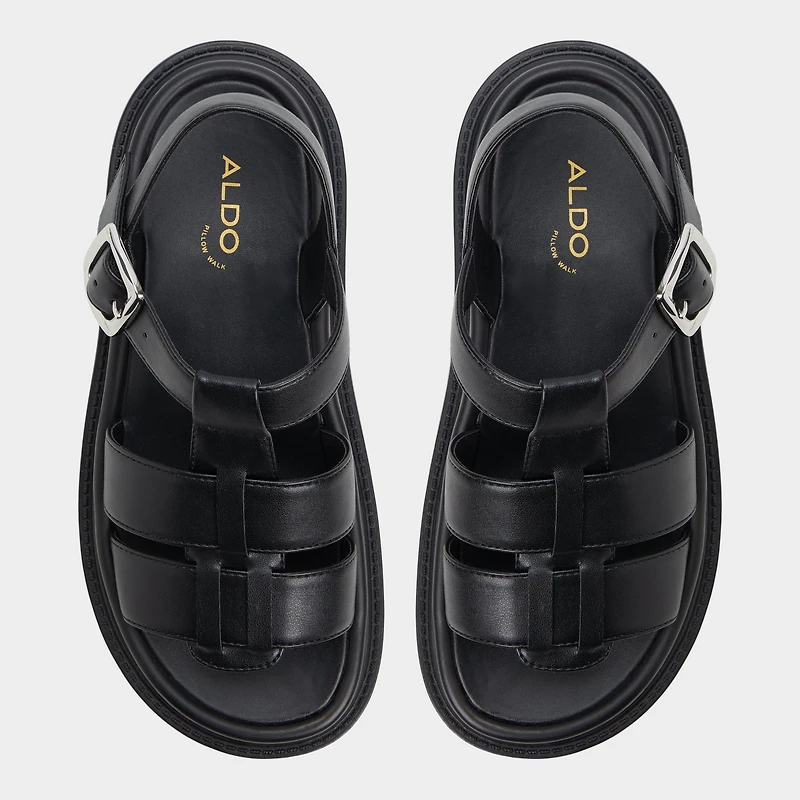 Linettie Noir Femmes Sandales a assise plantaire | ALDO Canada
