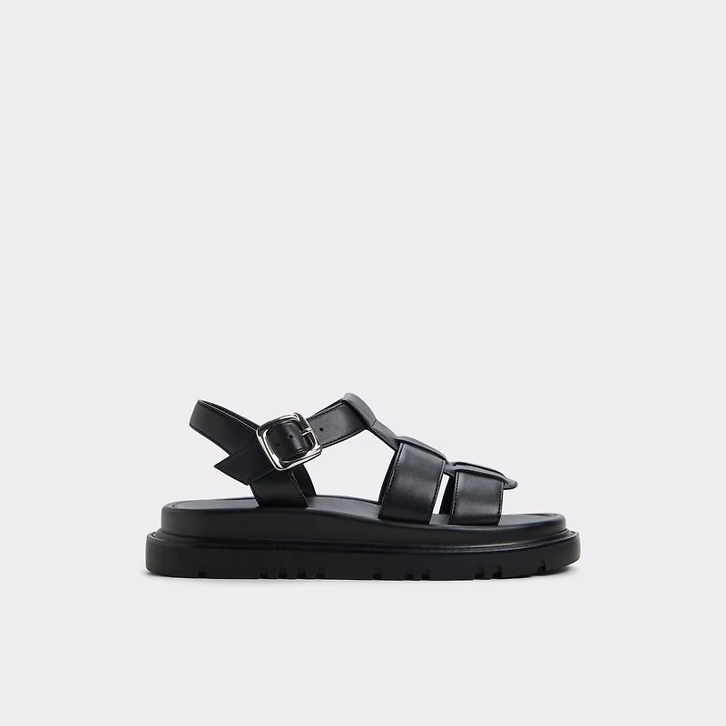 Linettie Black Women's Footbed sandals | ALDO Canada