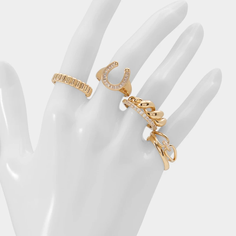 Luckyrings Gold/Clear Multi Women's Rings | ALDO Canada